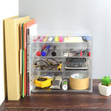 Acrylic Makeup Organizer Box with 4 Removable Drawers-Nile Corp