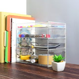 Acrylic Makeup Organizer Box with 4 Removable Drawers-Nile Corp