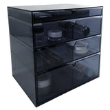 Acrylic Makeup Organizer Box with 4 Removable Drawers-Nile Corp