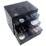 Acrylic Makeup Organizer Box with 4 Removable Drawers-Nile Corp