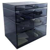 Acrylic Makeup Organizer Box with 4 Removable Drawers-Nile Corp