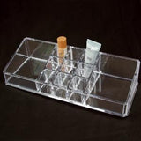 Acrylic Makeup Organizer with 11 Compartments-Nile Corp