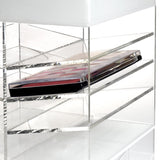 #COM6501 Princess Tiara Design Acrylic Rotating Makeup Organizer