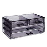 #COMS2915G Jewelry & Makeup Organizer, Translucent gray