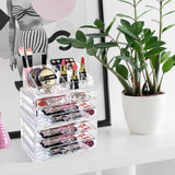 #COMS82460 Diamond Pattern Jewelry & Cosmetic Display Boxes