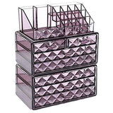 #COMS82460 Diamond Pattern Jewelry & Cosmetic Display Boxes