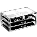#COMSS3160 Acrylic Jewelry & Makeup Organizer Five Pieces Set