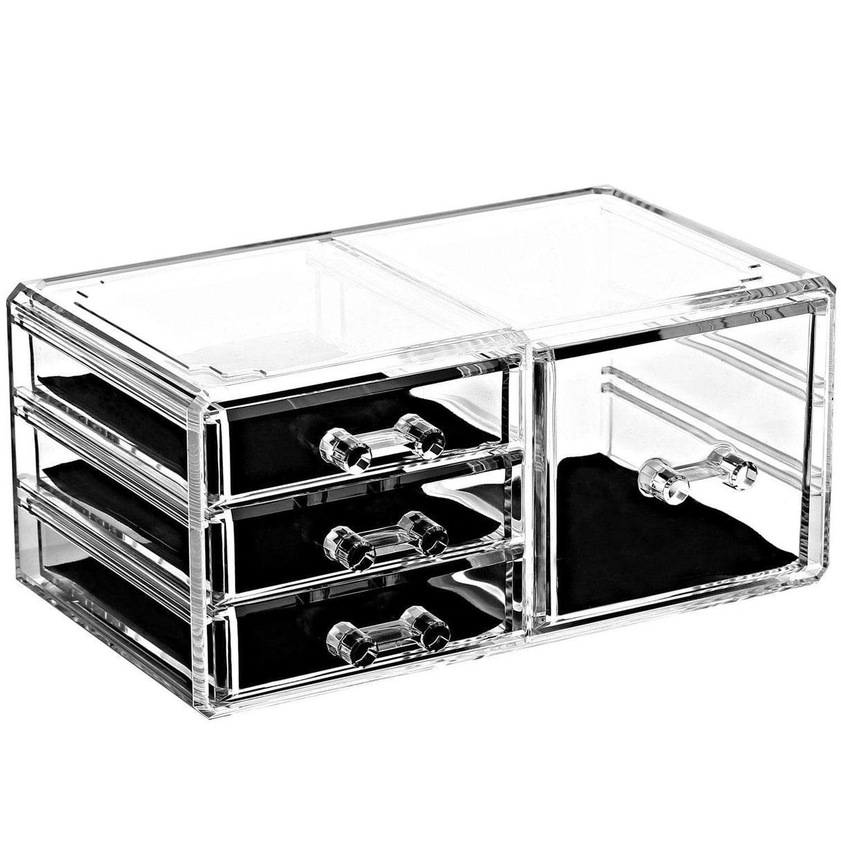 #COMSS3160 Acrylic Jewelry & Makeup Organizer Five Pieces Set