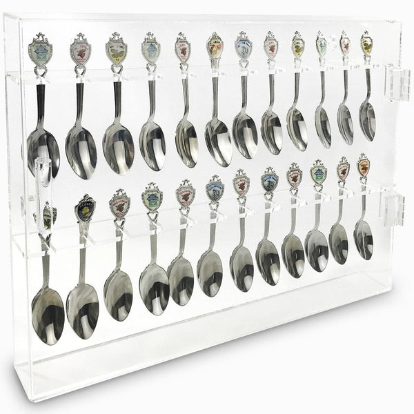 #COT1730 Premium Acrylic Souvenir Spoon Display Case