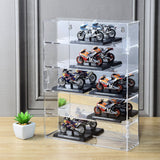 #COT1762 Mirror Back & 4 Shelves Acrylic Display case