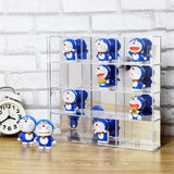 #COT1834 Mountable 12 Compartments Acrylic Display Case with Mirrored Back
