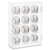 #COTB3012 Acrylic Mountable Baseballs Display Cabinet for 12 Baseballs