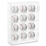 #COTB3012 Acrylic Mountable Baseballs Display Cabinet for 12 Baseballs