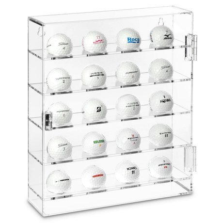 #COTG3020 Acrylic Mountable Display Case Cabinet for 20 Golf Balls