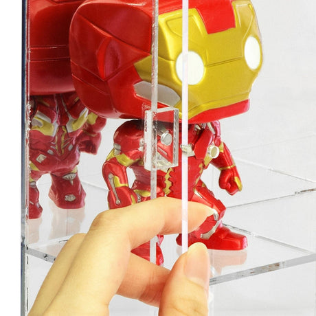 #COTM4025  25 Compartments Acrylic Display case with Mirrored Back