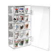 #DP320-A  Acrylic Mountable 5 Levels Mirrored Back Display Shelf