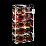 #DP320-A  Acrylic Mountable 5 Levels Mirrored Back Display Shelf