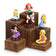 #DPW514-BR Wooden 6 Pcs Square Risers Display, Brown Color