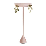 #ED-2401-S50 T-shape earring stand, Pink