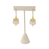 #ED-2403Q-BE "T" Earring Stands, Beige, 4 3/4”H