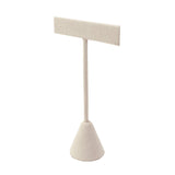 #ED-2403Q-BE "T" Earring Stands, Beige, 4 3/4”H