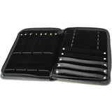 #FD-7737-Q20 COMBINATION folder - quilted bk leather