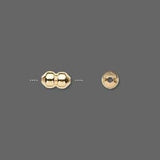 Brass Spindle Beads-Nile Corp