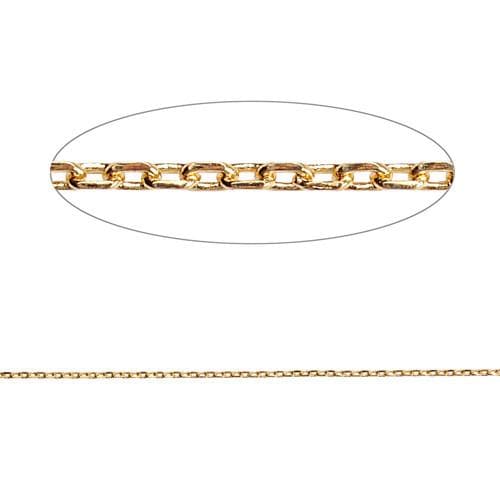 Gold plated brass metal Rolo chains-Nile Corp