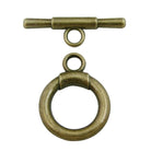 Pewter Toggle Clasp, 22mm x 27mm-Nile Corp