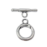Pewter Toggle Clasp, 22mm x 27mm-Nile Corp