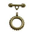 Pewter Toggle, 20mm x 28mm -Nile Corp