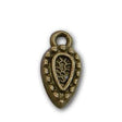 Pewter Leaves charm-Nile Corp