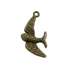 Pewter Swallow Charm-Nile Corp