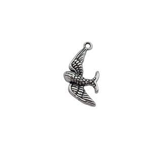 Pewter Swallow Charm-Nile Corp