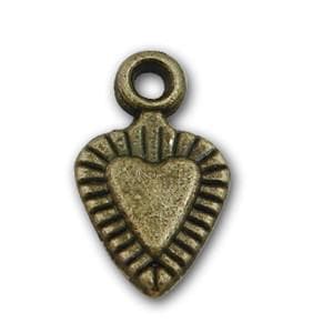 Pewter heart charm-Nile Corp
