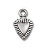 Pewter heart charm-Nile Corp