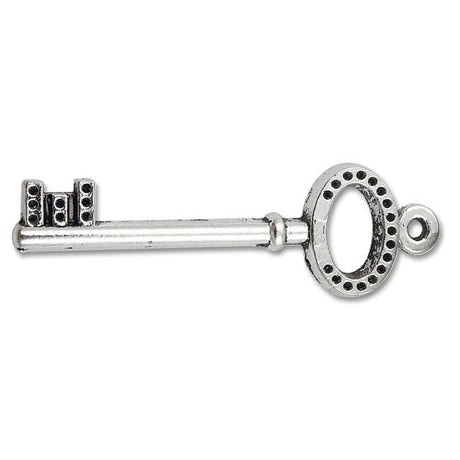 Pewter key charm-Nile Corp