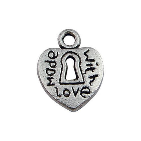 Pewter Heart Charm-Nile Corp