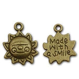 Pewter Face Charm-Nile Corp