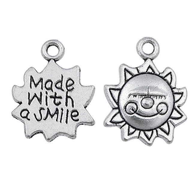Pewter Face Charm-Nile Corp