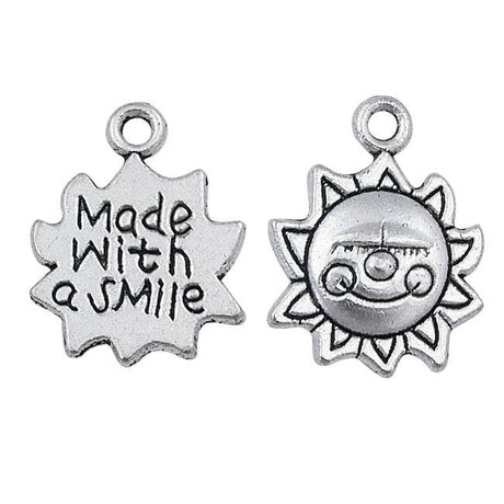 Pewter Face Charm-Nile Corp