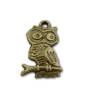 Pewter Owl Charm-Nile Corp