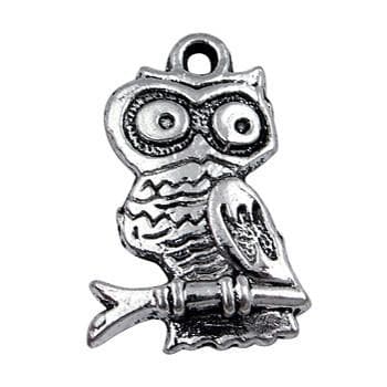 Pewter Owl Charm-Nile Corp