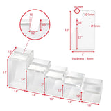 #JWDE565 Acrylic 5 Pcs of Jewelry Display Stand