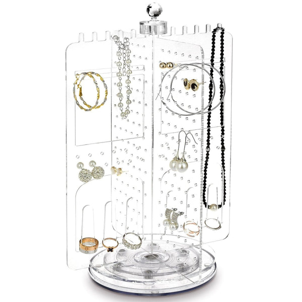 #JWY6065 Acrylic Rotating Jewelry Display Stand Organizer