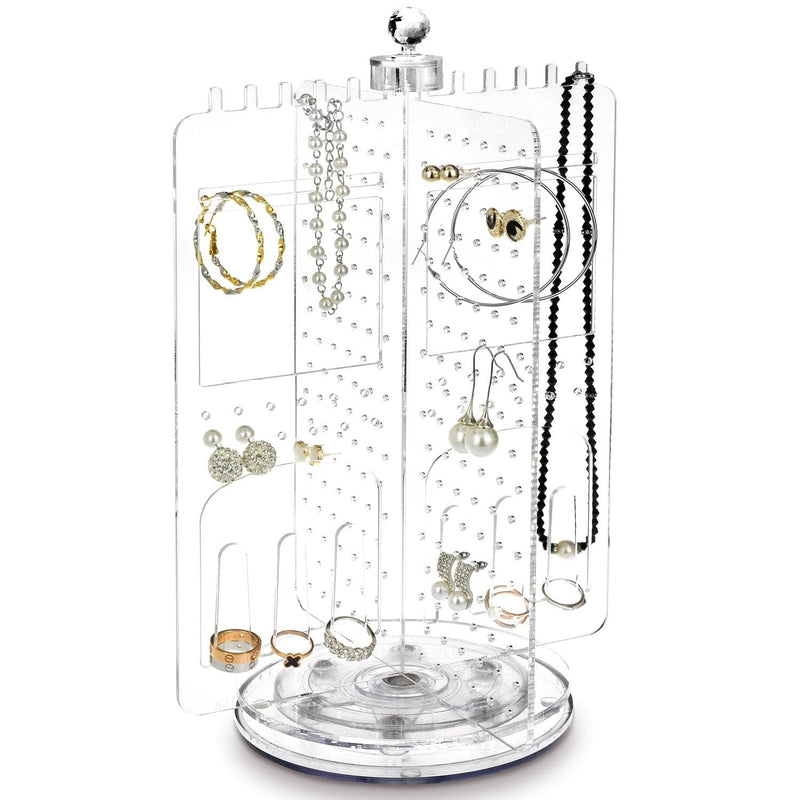 4pcs Acrylic Earring Holder Organizer Earring Organizer 72 Holes Clear Ear  Studs Jewelry Storage Display Rack Showcase Earrings Display Stand Earring  Storage For Sale Retail Marketing Home Storage 3.15*1.77*4.57in | SHEIN EUQS