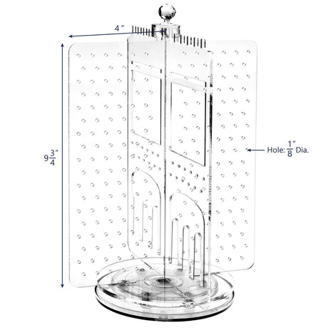 #JWY6065 Acrylic Rotating Jewelry Display Stand Organizer