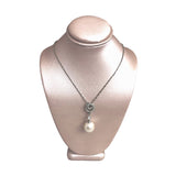 #ND-1892-S50 Champagne Color Necklace Display Bust, Large