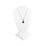 #ND102L-WH Necklace Display 5 1/2" x 4 7/8" x 10"H