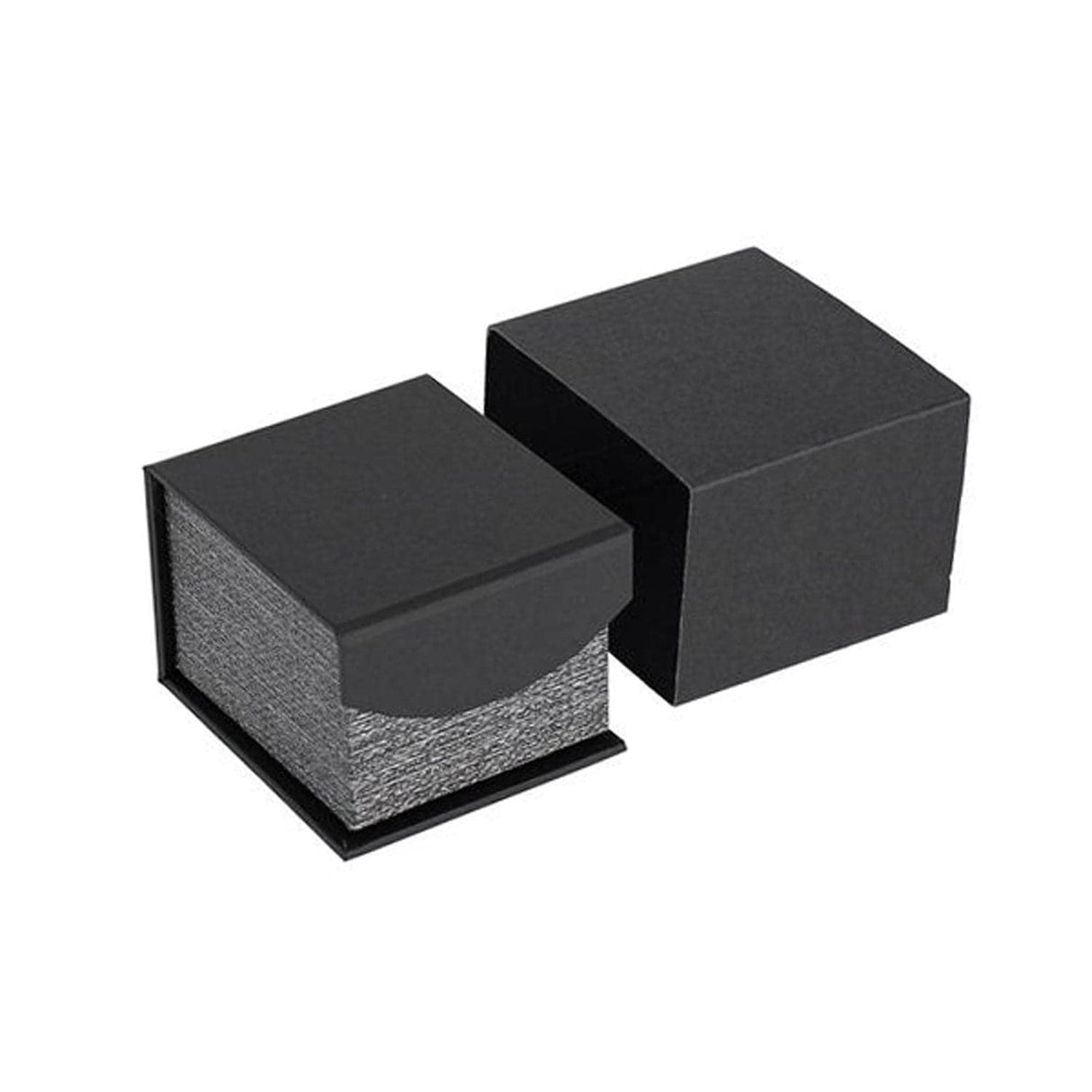 #PMR3-M23 Elegant Mesh Gray Magnetic Ring Boxes